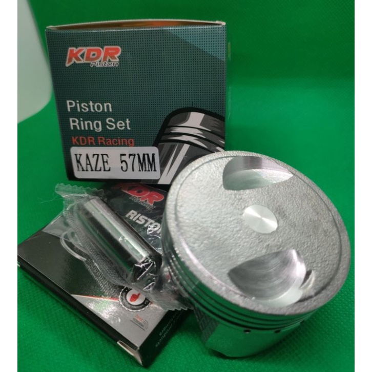 ลูกสูบคาเซ่KDR ขนาด57มิล พร้อมหลบวาล์ว ใส่เวฟ125