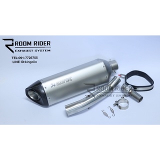 ชุดสลิปออน CB300R พร้อมปลายท่อแต่งทรง Akrapovic 18 นิ้วใบใหญ่ งานเกรดท็อปสุด