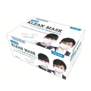 Klean Mask Longmed หน้ากากอนามัย 1 กล่อง 50 ชิ้น สี ชมพู 16437 / ขาว 17759 / เขียว 19437 / ฟ้า 18282
