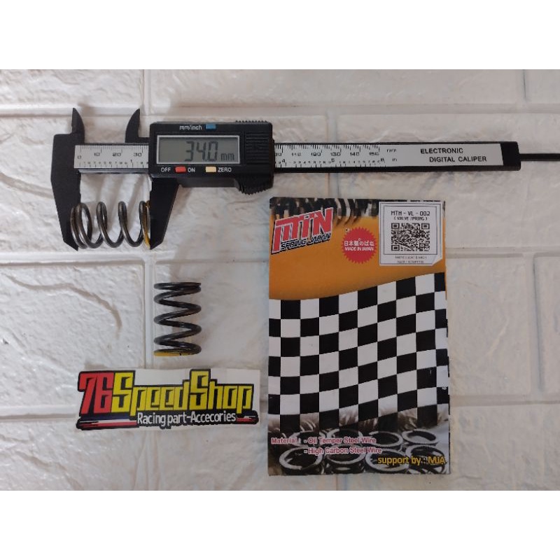 สปริงวาล์ว MTN Racing Japan สายเหล็กคาร์บอน 34 32mm VL001 VL002 VL004 VL017