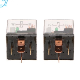 รีเลย์ JD1914 12V 100A 5 Pin SPDT กันน้ํา สําหรับรถยนต์ 2x2 ชิ้น