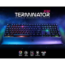 คีย์บอร์ดเกมมิ่ง มีไฟ NUBWO X30 TERMINATOR RGB Mechanical Gaming Keyboard