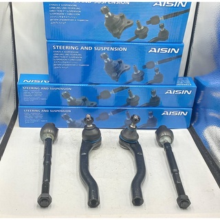 Aisin  ลูกหมากแร็ค+ลูกหมากคันชัก Honda City ZX ปี 03 - 07  / Jazz GD ปี 03 - 07 / JAJH-4019 / JTRH-4012