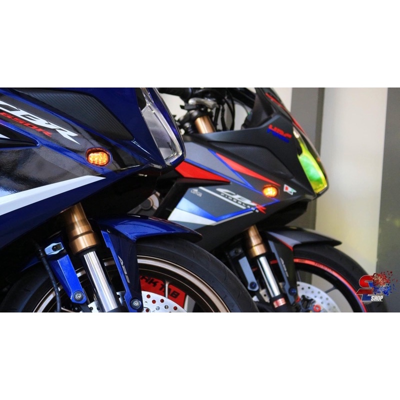 ไฟเลี้ยวแต่ง ไฟเลี้ยว LED ทรงกระดุมโคมดำ 92Shop Bigbike