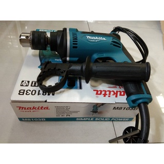 สว่านกระแทก MAKITA รุ่น M8103B ขนาด 13 มม. กำลัง 430 วัตต์ สีเขียว