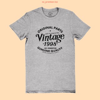 เสื้อยืดลาย Vintage Original 1998 เสื้อวันเกิด เปลี่ยนปีได้ ไซส์ S - 2XL