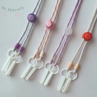 สินค้าใหม่! สายคล้องแมส แบบเชือกลายสีหวาน
