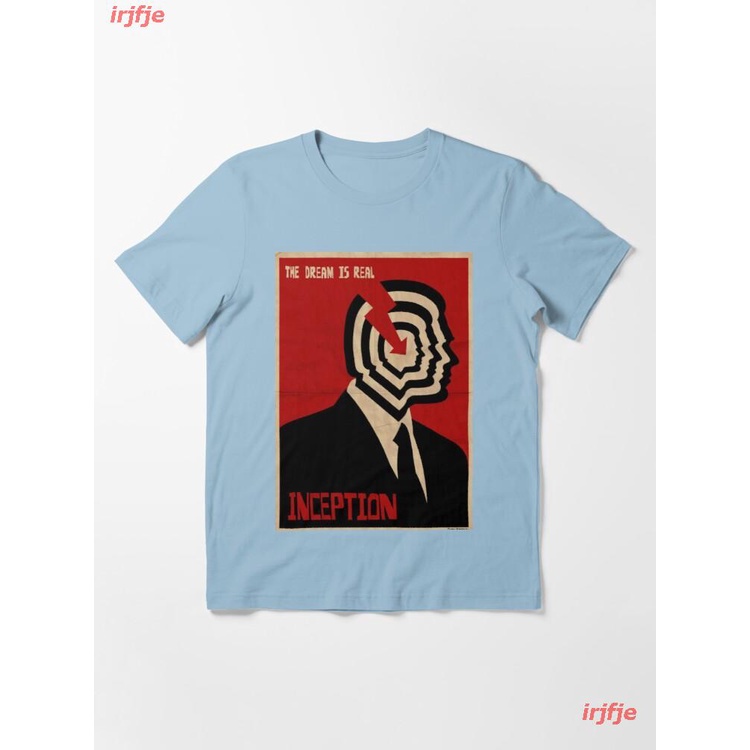 COTTON TSHIRTฝ้าย2022 Inception Poster Essential T-Shirt ความตายกำลังมา เสื้อยืด ดพิมพ์ลาย ดผ้าเด้ง 