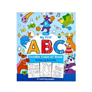 OOLY - Toddler Color - in Book - ABC Amazing Animals