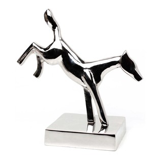 Other home accessories DECORATE HORSE ON BASE SILVER HLS Home decoration Home &amp; Furniture อุปกรณ์ตกแต่งบ้านอื่นๆ ของตกแต