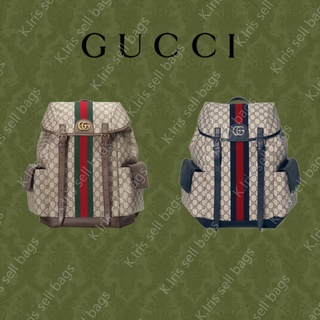 Gucci /GG / Ophidia Series ปานกลาง GG กระเป๋าเป้สะพายหลัง