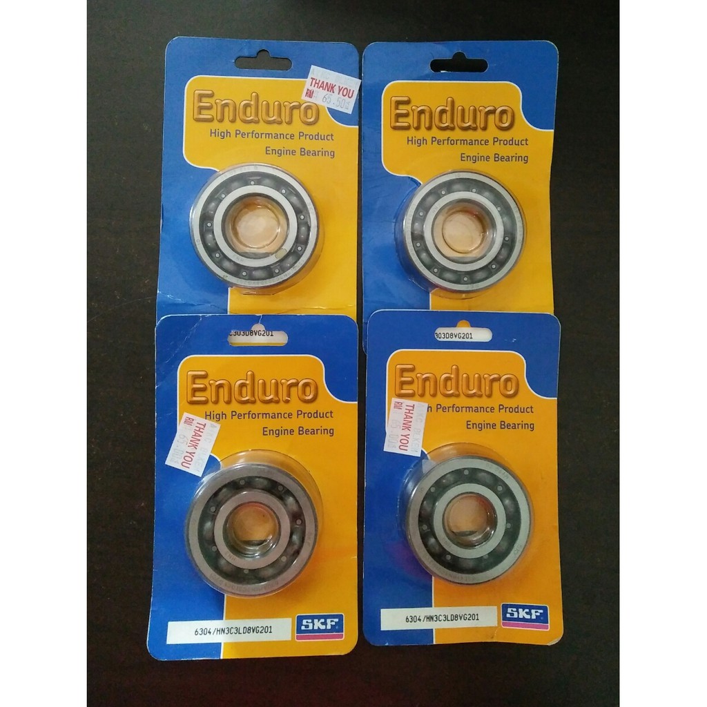 RACING CRANK SHAFT BEARING (FIBRE) (SKF-ENDURO) -6205/6304