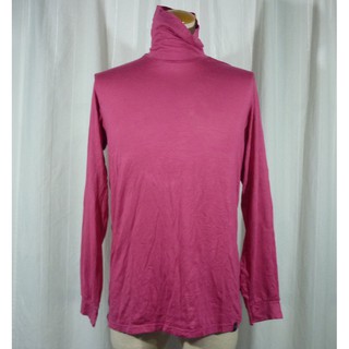 เสื้อฮีทเทคชาย สีชมพู Uniqlo heattech Sz L