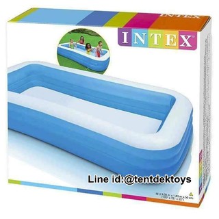 1290 บาทส่งสระน้ำเป่าลม intex 3เมตร ของแท้100%  มีพร้อมส่ง