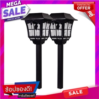 ไฟทางเดิน SOLAR HI-TEK HFSG03001B 0.06 วัตต์ DAYLIGHT สีดำ ไฟทางเดินโซล่าเซลล์ LED SOLAR GARDEN HI-TEK HFSG03001B 0.06W