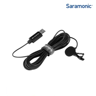 Saramonic SR-ULM10L ไมโครโฟนแบบสายหนีบปกเสื้อ ความยาว 6 เมตร เชื่อมต่อแบบ USB-A