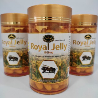 Natures King Royal Jelly นมผึ้ง รอยัลเยลลี่ 1000มก. 120เม็ด ของแท้ จากออสเตรเลีย