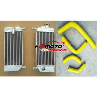 หม้อน้ําอลูมิเนียม พร้อมท่อ สําหรับ HONDA CRF 250 R X CRF250R 2004-2009 CRF250X 2004-2017