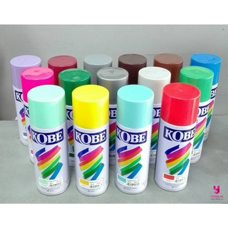 YOJI OINLINE สีสเปรย์ สีสเปรย์อเนกประสงค์ สีพ่นพลาสติก สีพ่นเหล็ก สีพ่น โกเบ KOBE TOA ใช้งานได้หลากหลาย สีสวย ทนนาน