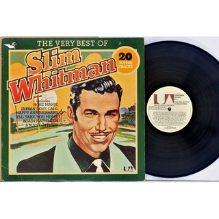 1 แผ่นเสียง 12นิ้ว Q89 SLIM WHITMAN แผ่นVG++ ริ้วรอยบาง เสียงรบกวนน้อยนิดไม่มีรอยลึก ปกVG++ มีตำหนิขอบนิดหน่อย ขอบไม่ขาด