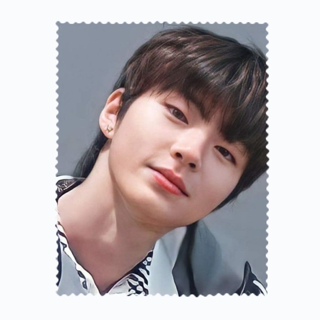 ผ้าเช็ดแว่นตา เช็ดเลนส์ ผ้าไมโครไฟเบอร์ ฮวังอินยอบ Hwang In-yeop