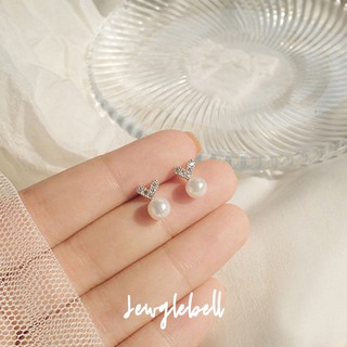 ❗ Clear stock ! 2 คู่ ลด 30% คละลายได้  ❗❗  พร้อมส่ง 📮 ต่างหูหัวใจและมุก ต่างหูเงิน heart &amp; pearl earrings