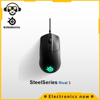 Steelseries Rival 3 เมาส์เล่นเกม - 8,500 Cpi Truemove เซนเซอร์แกนแกน - 6 ปุ่ม - Split ทริกเกอร์ - สีสดใส (62513)