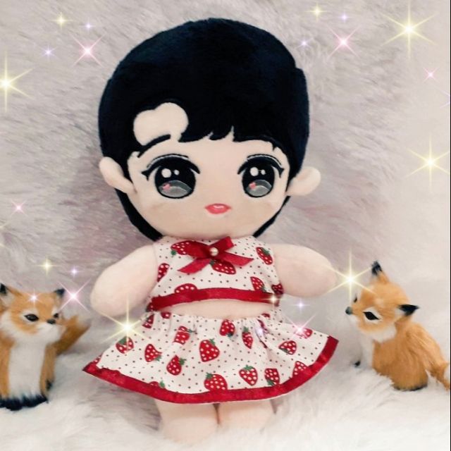 •15/20cm• ชุดตุ๊กตา 20 cm ชุดตุ๊กตาไอดอล ตุ๊กตาป๋อจ้าน ตุ๊กตาexo