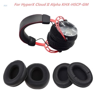 Rox แผ่นโฟมฟองน้ําสําหรับหูฟัง K-Ingston Hyperx Cloud Ii Alpha Khx-Hscp-Gm