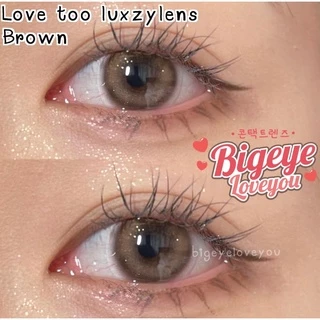 คอนแทคเลนส์🌈Love Too🌈 Brown / Gray (Luxzylens) ขนาดมินิ💖เลนส์นิ่ม ตาหวานฉ่ำ