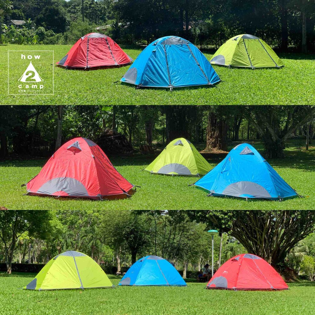 เต็นท์กันฝน กันลม 2P กางง่าย Tent T-02 รูปที่ 2