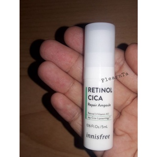 [ของแท้ 100%]《ขนาดทดลอง》แอมพูลบำรุงผิวหน้า innisfree Retinol Cica Repair Ampoule ( 5 ml.)