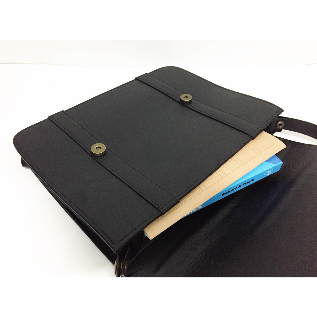 HEAPER BUSINESS กระเป๋าหนัง PU กระเป๋าเอกสาร สะพายข้าง Messenger bag ...
