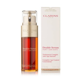 Clarins New Generation​ Double Serum Hydric+Lipidic System Complete Age Control Concentrate 50ml (In Box)