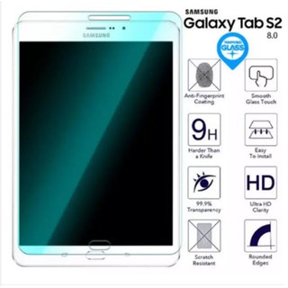 ฟิล์มกระจกนิรภัย เต็มจอ ซัมซุง แท็ปเอส 2 เอส2 วีอี(8.0) ที715วาย  ที719วาย Use For galaxy Tab S2 /S2 VE (8.0) T715/T719