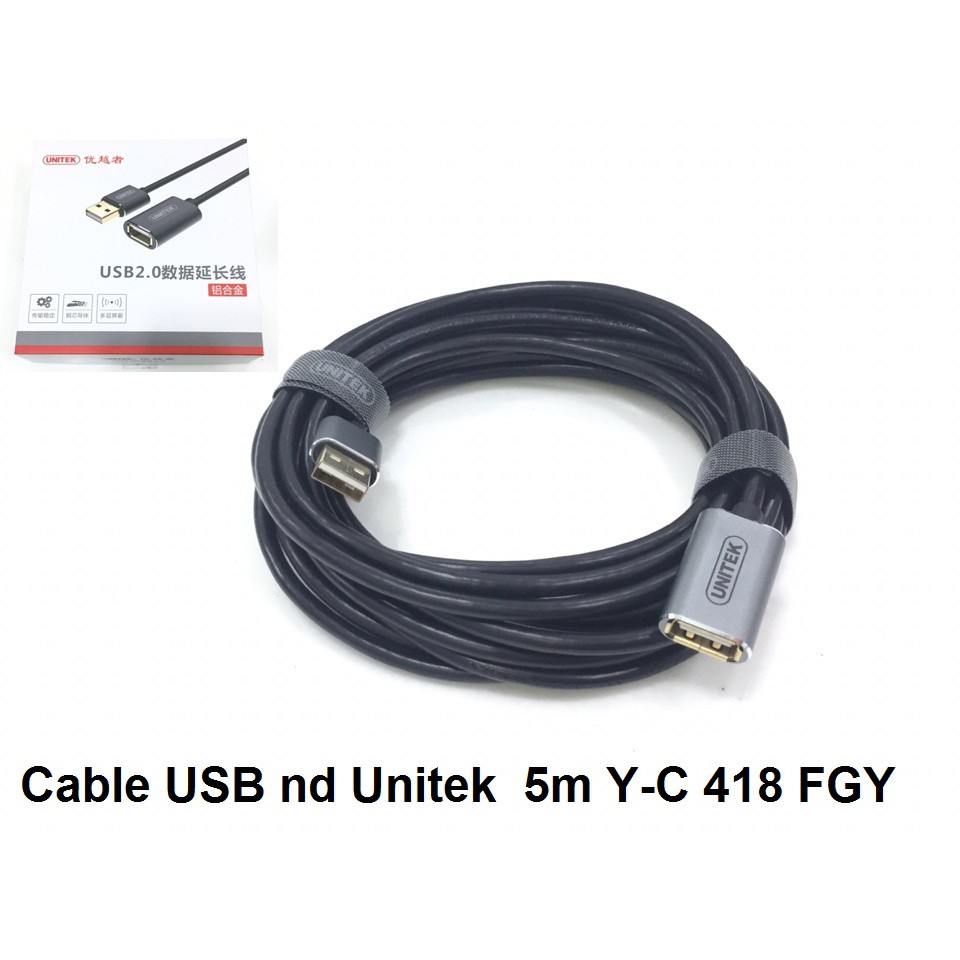 Unitek 5m YC 418 FGY สาย USB nd (2.0)