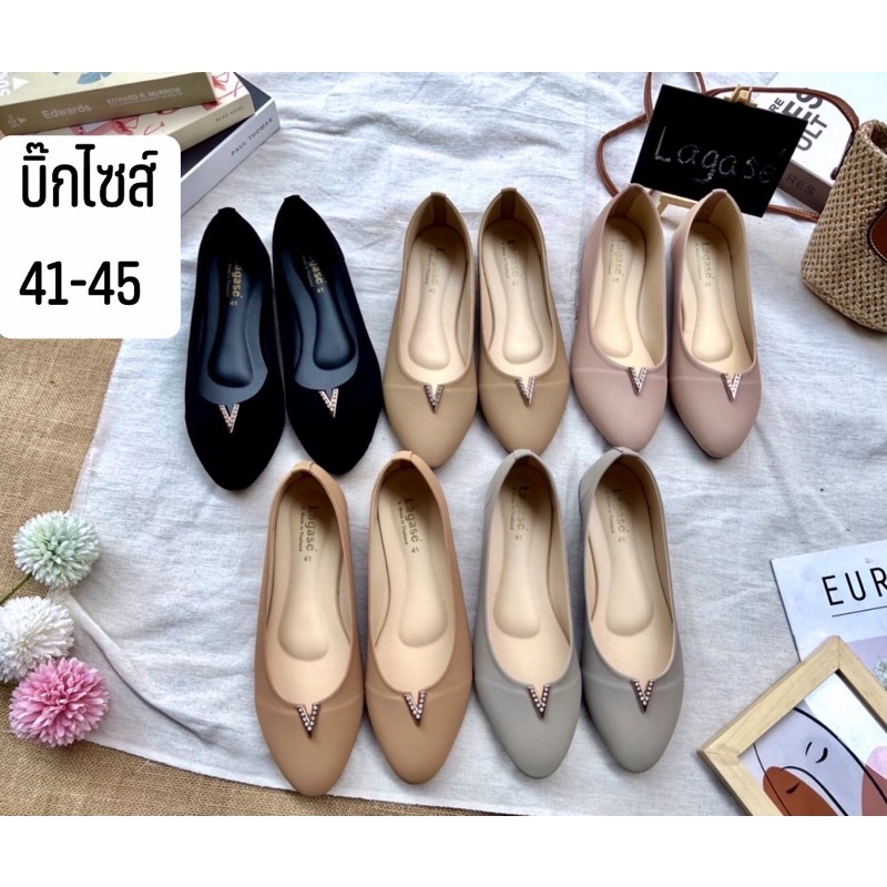 รองเท้าไซส์ใหญ่41-45 คัทชูอะไหล่ V สินค้าใหม่พร้อมส่งทุกวันเลยจ้า🚚