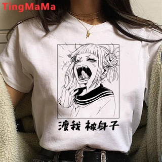 เสื้อยืดลําลอง พิมพ์ลาย My Hero Academia Bakugou สไตล์ญี่ปุ่น วินเทจ แฟชั่นฤดูร้อน สําหรับสตรี