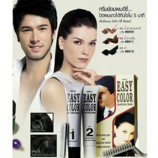 ยาย้อมผม mistineeasy color cream