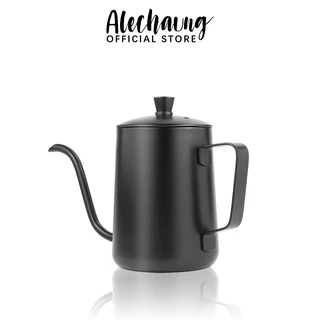 Alechaung กาดริปกาแฟ พร้อมฝาปิด drip coffee กาน้ำดริปกาแฟ ความจุ 240ml 350ml 600ml ดริปเปอร์กาแฟ ใช้กับเตาไฟฟ้าได้