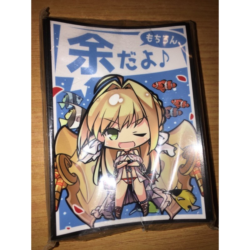 Fate/Grand Order FGO Chibi Saber Nero doujin Card Sleeve Protector