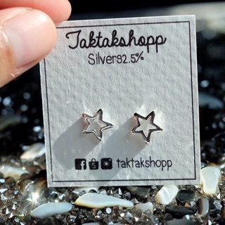 Studs earring silver925