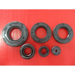 SUZUKI TS125 ENGINE SEAL SET (6 PCS.) "JAPAN" NOS. // ซีลเครื่อง งานญี่ปุ่น (6 อัน) สินค้าคุณภาพดี