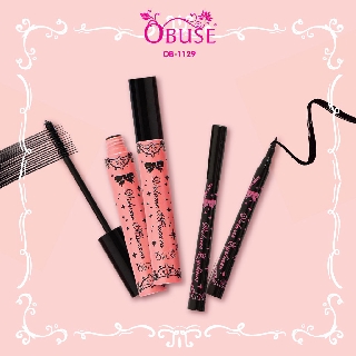 OB-1129 Obuse(โอบิ้ว) Mascara &amp; Eyeliner Volum Smooth