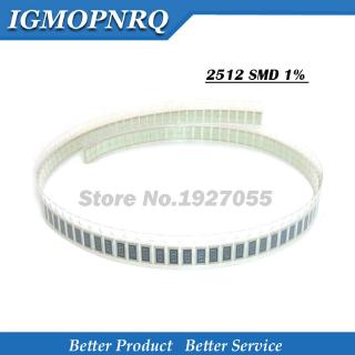 50Pcs 2512 SMD fixed resistor 1%  0.1R 0.01R 0.05R 0.001R 0.33R 1R 0R 10R 100R 0.001 0.01 0.1 0.33 0.05 0 10 100 ohm 2512-1R