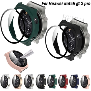 เคสนาฬิกาข้อมือ + ฟิล์มกันรอยสําหรับ Huawei Watch Gt 2 Pro