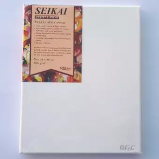 เฟรมวาดรูป SEIKAI ผ้าใบคอตตอน 100% ( 24 x 30 ) 1 แผ่น