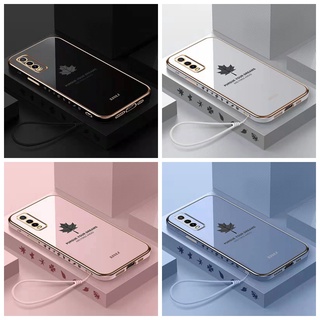 เคส Vivo Y12S Y12A Y20S Y20 Y20Sg เคส Vivo Y20 Y12A Y12S Y20S เคสโทรศัพท์มือถือลายใบเมเปิ้ลสําหรับ เคสโทรศัพท์ลายด้านข้าง