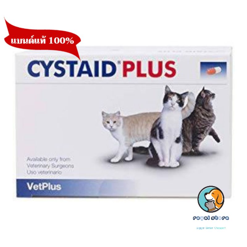 cystaid plus  30 เม็ด อาหารเสริมสำหรับแมวฉี่ลำบาก (หมดอายุ 31/05/2026)