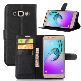 เคส Phone Case For Samsung Galaxy J7 2016 J710 J710F เคสหนัง เคสฝาพับ Stand Cover กรณี โทรศัพท์กรณี